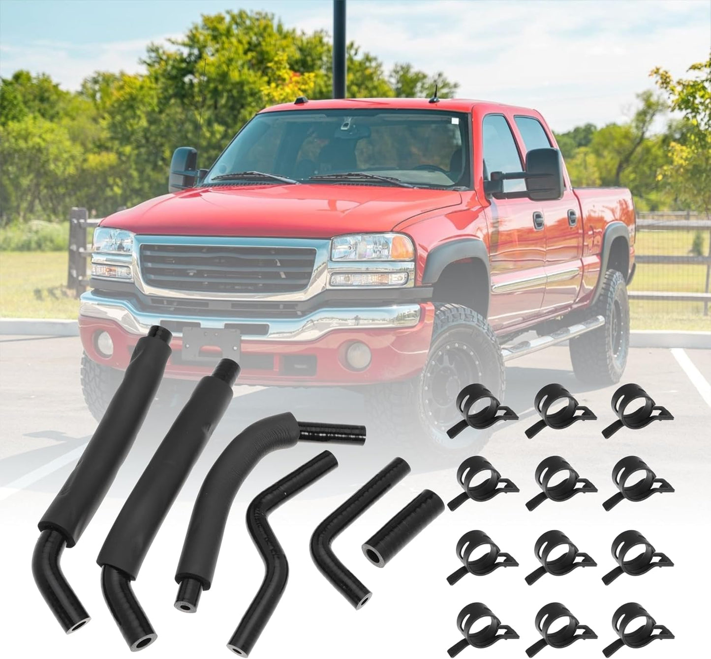 Low Pressure Fuel Line Kit Replace 12636276 12636277 12636274 12645582 12624346 12636275 12636270 For LML Duramax 2500HD 3500HD 2011 2012 2013 2014 2015 2016 6.6L