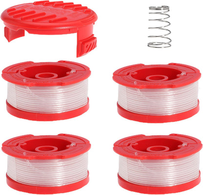 AC80RL3 Line String Trimmer Replacement Spool for Ryobi One Plus+ 18V 24V 40V P2000 P2002 P2003 P2004 P2006 P2006A P2200 Trimmers Replace AC14HCA Cover Cap 11Ft 0.08inch
