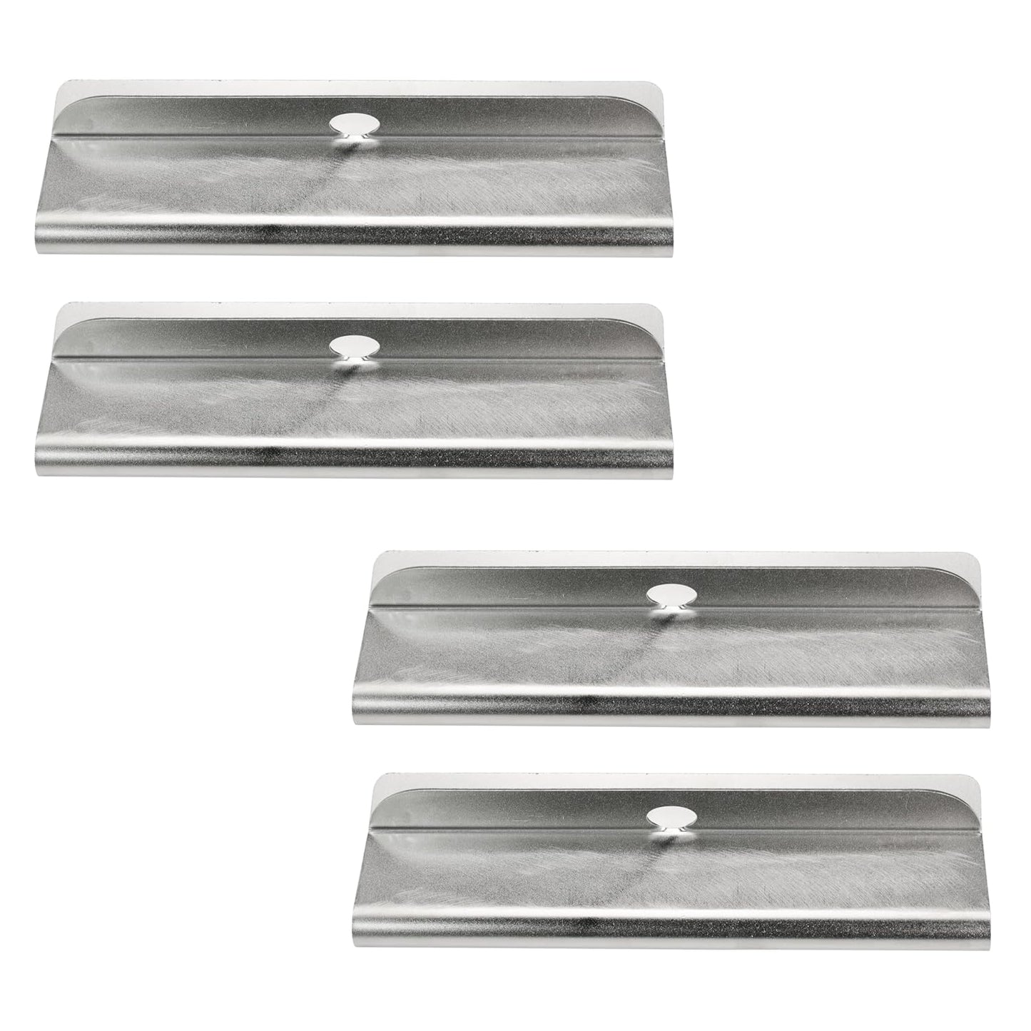 Stainless Steel Mud Flap Clamp Replace 8591100 for Protect and Secure Mud Flaps of Trucks, 1/4"-1/2" Polymer and Rubber Mudflaps Hanger, Pack of 4
