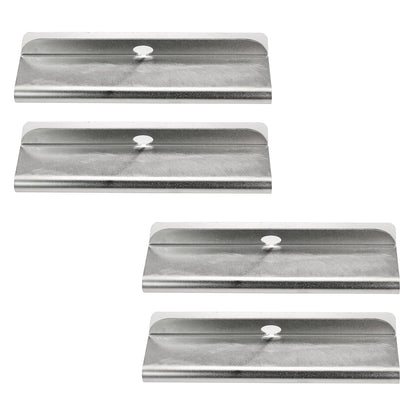 Stainless Steel Mud Flap Clamp Replace 8591100 for Protect and Secure Mud Flaps of Trucks, 1/4"-1/2" Polymer and Rubber Mudflaps Hanger, Pack of 4