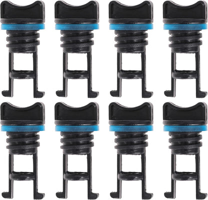 8Pcs Drain Plug kit Drain Stoppers Scupper Plug Kit for Dagger Kayaks for Stream Kayak for Ocean Kayak for Dinghy for Canoe for Boat