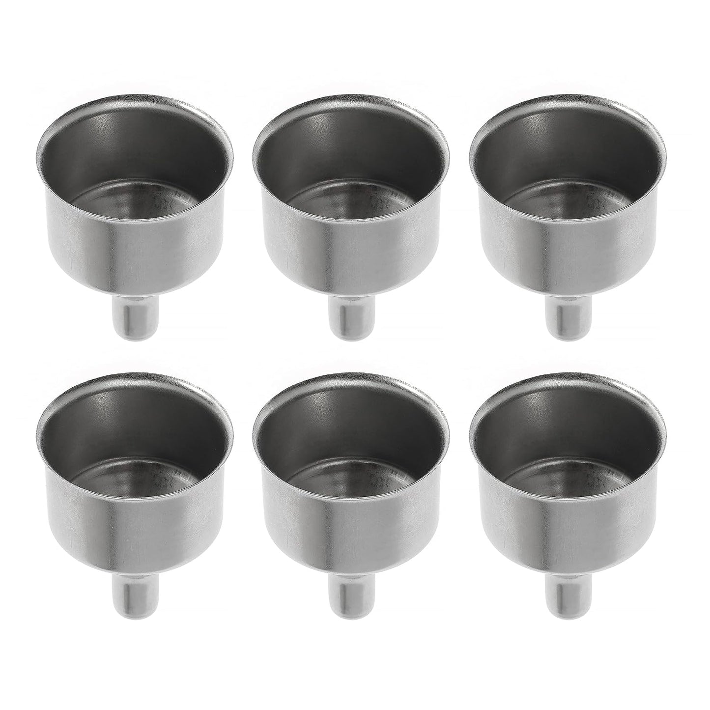 Stainless Steel Funnel for Flask Small Funnels for Drinking Liquor Flask,Oil Bottle,Perfume Bottle,Amber Bottle, Spices Liquids Universal Mini Funnel with 3/8" Spout (2)