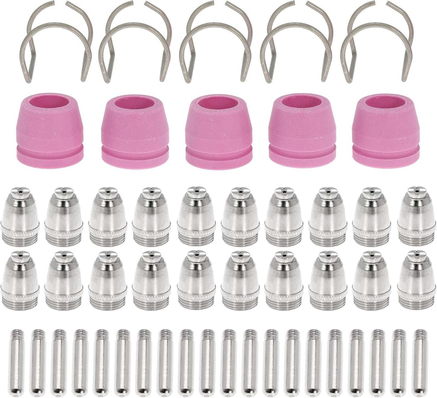 0.45 inch Plasma Cutter Nozzles Tip Consumables for AG-60 WSD-60, 50 Pack | For AG-60P SG-55 WSD-60, For Bestarc BTC500DP, For YesWelder Cut-55DS, Cutting Torch