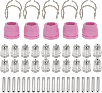 0.45 inch Plasma Cutter Nozzles Tip Consumables for AG-60 WSD-60, 50 Pack | For AG-60P SG-55 WSD-60, For Bestarc BTC500DP, For YesWelder Cut-55DS, Cutting Torch