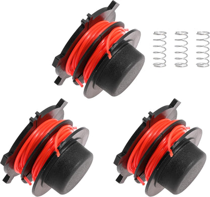 Prewound Replacement Spool with Spring for Stihl FS44 FS55 FS55R FS56 FS70 FS70R FS76 FS80 FS80R FS83 FS85 FS85R FS87 FS87R FS90 FS91 FS91R FS94 FS94R FS120 String Weed Eater Head