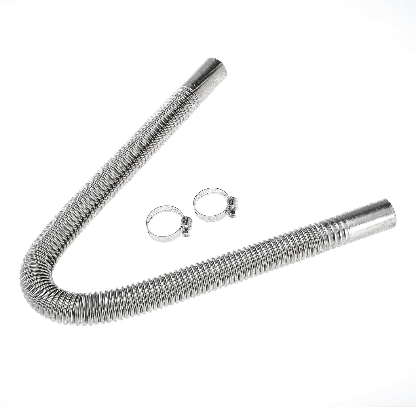 60cm 1 inch Diesel Heater Exhaust Pipe Generator Exhaust Extension Fuel Tank Diesel Gas Vent Hose with Clamps