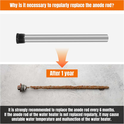 Hot Water Heater Tanks Cleaning Rinser, with Hex Wrench 1-1/16" Socket Removal Tool for Suburban for Mor-Flo for Camper
