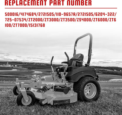 Clutch PTO Switch 8 Terminals for Dixie Chopper for Jacobsen for Bobcat for Rotary for MTD for Delta Compatible with 4174684 500016 2721505 430-528 110-9657A 725-07534 6204-322, 10 AMP, Red Knob