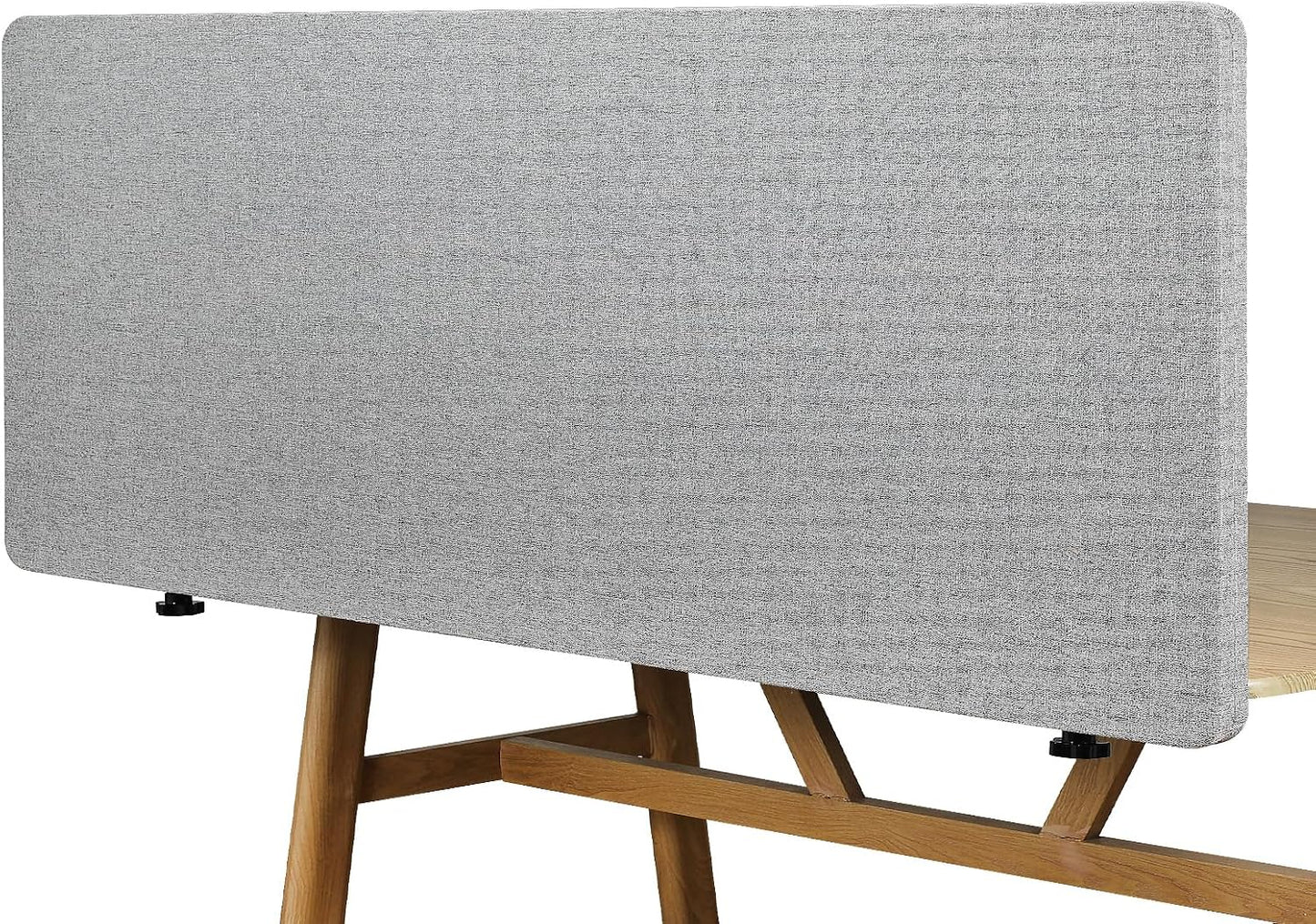 Desk Privacy Panel Table Privacy Panel Acoustic Partition Noise Visual Isolate Table Divider with Clamp (24" x 60")