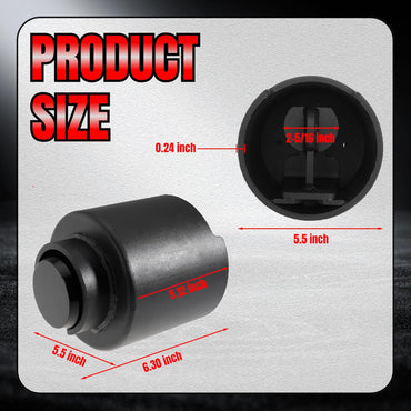 2-5/16" Trailer Lock, 2-in-1 Anti-Theft Trailer Hitch Coupler Lock Fits 2-5/16 Inch Ball Couplers on Trailers RVs Boats (with Black Lock)