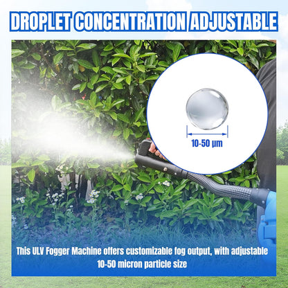 6L (1.58 Gallon) Electric Sprayer ULV Fogger Machine, 1200W Portable Fogger Sprayer with Adjustable Spray Volume Particle Size, for Indoor Outdoor Use in Home, Garden, Yard, Farm