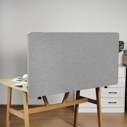 Desk Privacy Panel Table Privacy Panel Acoustic Partition Noise Visual Isolate Table Divider with Clamp (24" x 60")
