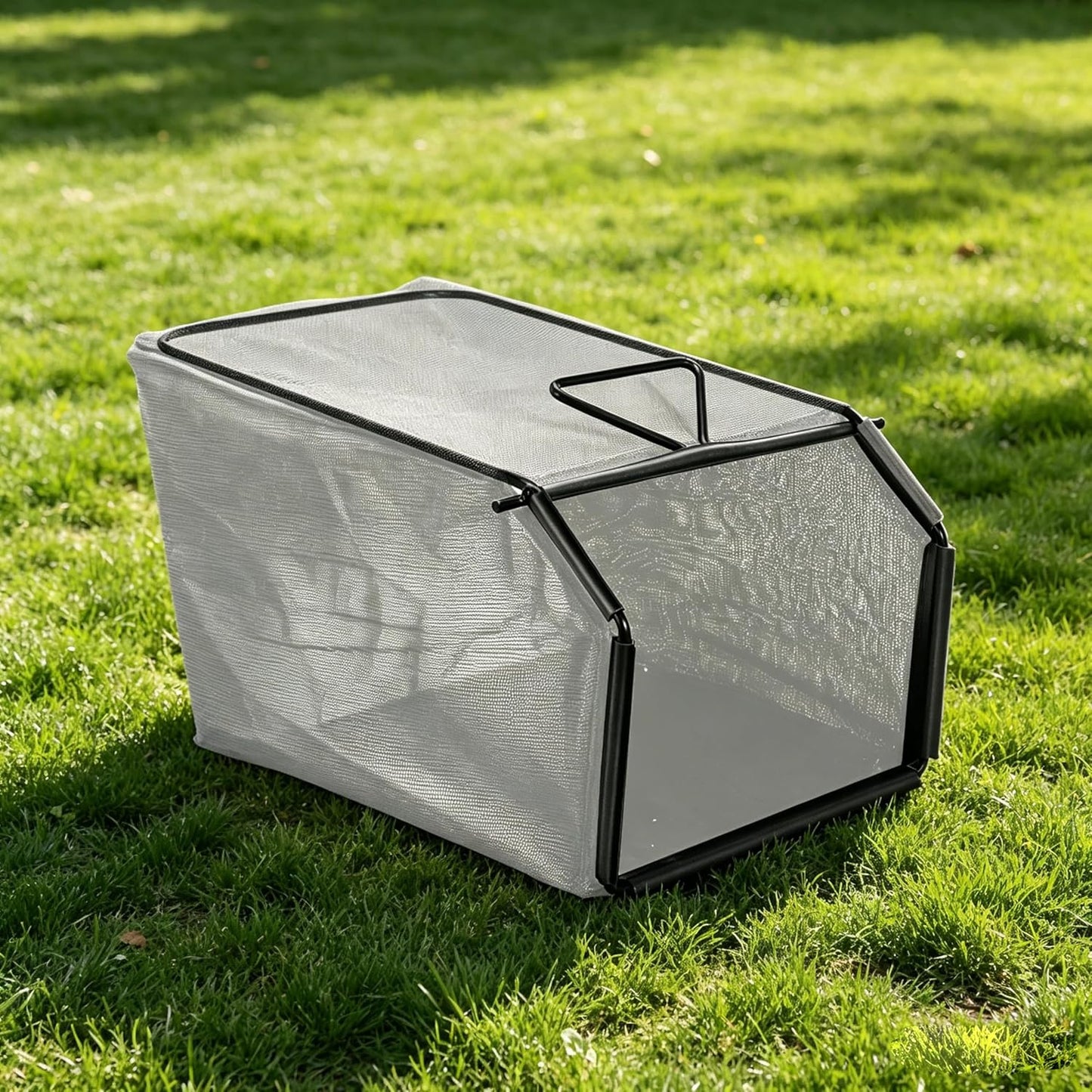 Grass Catcher Bag Frame for to-ro 22" Recycler Lawn Mower Replace 132-4483-03 114-2639-03, Foldable