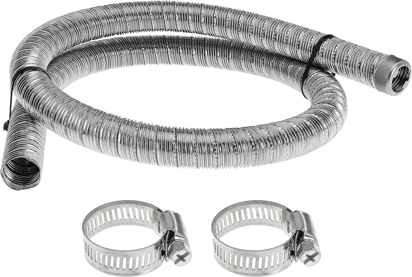 100cm 24mm Exhaust Pipe for Diesel Heater, 1 Inch ID Generator Exhaust Extension with Thru Hull Exhaust Skin and Tube Elbow Connector
