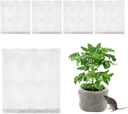 frtzal 5PCS 10 Gallon Root Guard Gopher Proof Wire Baskets, Stainless Steel Gopher Mole Vole Mesh Baskets, Underground Cages for Plant Roots, Trees, Flowers, Crops, Tubers (GB-10Gal-60 * 60)