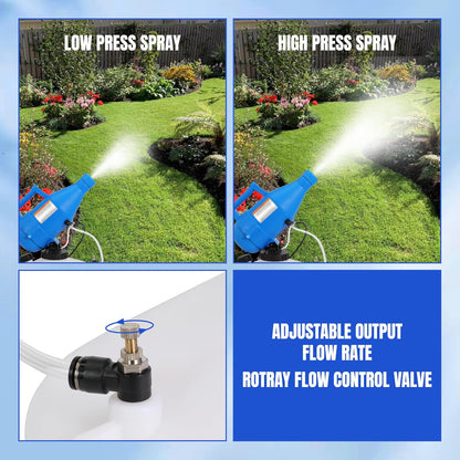 4.5L Electric ULV Fogger Sprayer 1.2 Gallon Portable Cold Mist Machine Spraying 30ft Spray Distance for Home, Yard, Garden, Patio, and Large Indoor Outdoor Spaces, 1 Pack