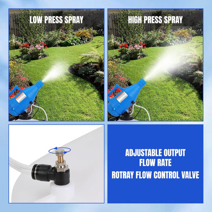 4.5L Electric ULV Fogger Sprayer 1.2 Gallon Portable Cold Mist Machine Spraying 30ft Spray Distance for Home, Yard, School, Garden, Church, Hotel, 2 Pack