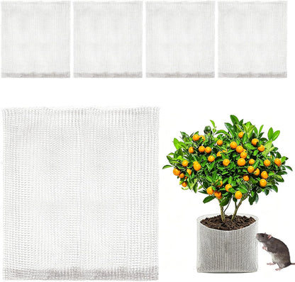 frtzal 10PCS 1 Gallon Root Guard Gopher Proof Wire Baskets, Stainless Steel Gopher Mole Vole Mesh Baskets, Underground Cages for Plant Roots, Trees, Flowers, Crops, Tubers (GB-Combo-1Gal)