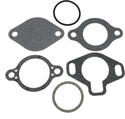 Thermostat Kit 160 Degree 807252Q5 and Gaskets Sleeve 23-806922 for Mercury for Marine for Mercruiser 4.3 5.0 5.7 V6 V8 Engine Replace 807252T5 807252T8 23806922 ‎ 807252T 5