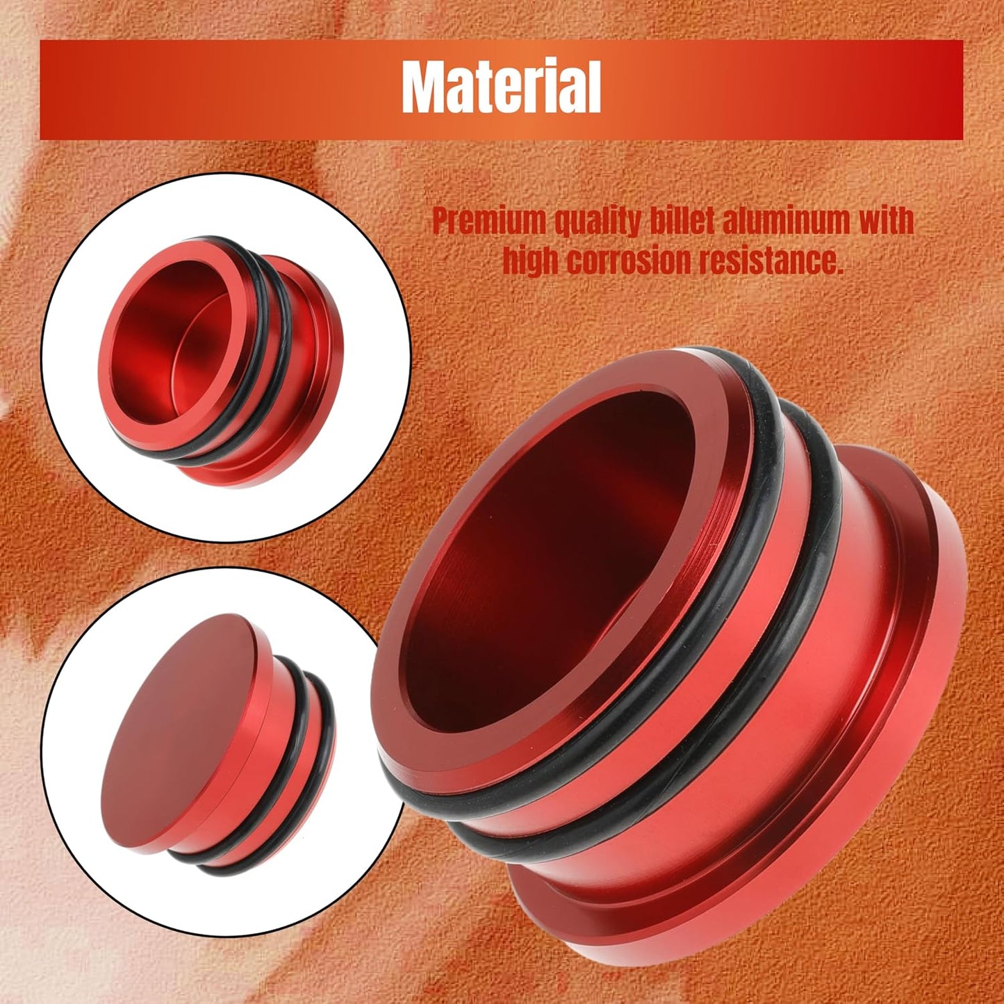 Replacement for Duramax LLY Turbo Resonator Plug for Chevy Duramax L5P Engine 6.6L Turbo Diesel 2004.5-2010 LBZ LLY LMM Mouthpiece