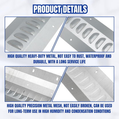 Shipping Container Vent Accessories Transportation Container Air Vents for 20ft Storage Containers Passive Cross Flow Ventilation Cargo Containers Preventing Excessive Heat and Condensation (4 Pack)