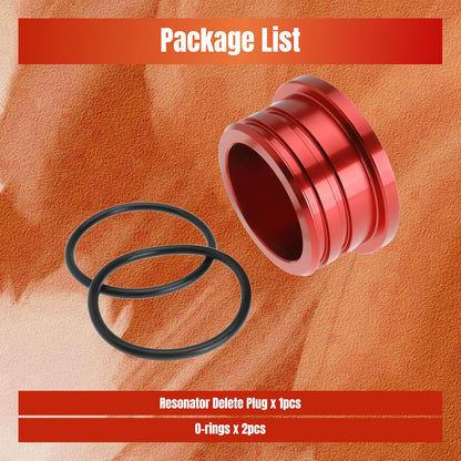 Replacement for Duramax LLY Turbo Resonator Plug for Chevy Duramax L5P Engine 6.6L Turbo Diesel 2004.5-2010 LBZ LLY LMM Mouthpiece