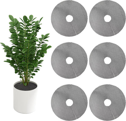 frtzal Plant Pot Grids - 11.8 Inch Cuttable Soil Cover Protector, Plant Covers from Animals Digging Stopper, Indoor Outdoor Plant Pot Cover (11.8IN-6PCS)
