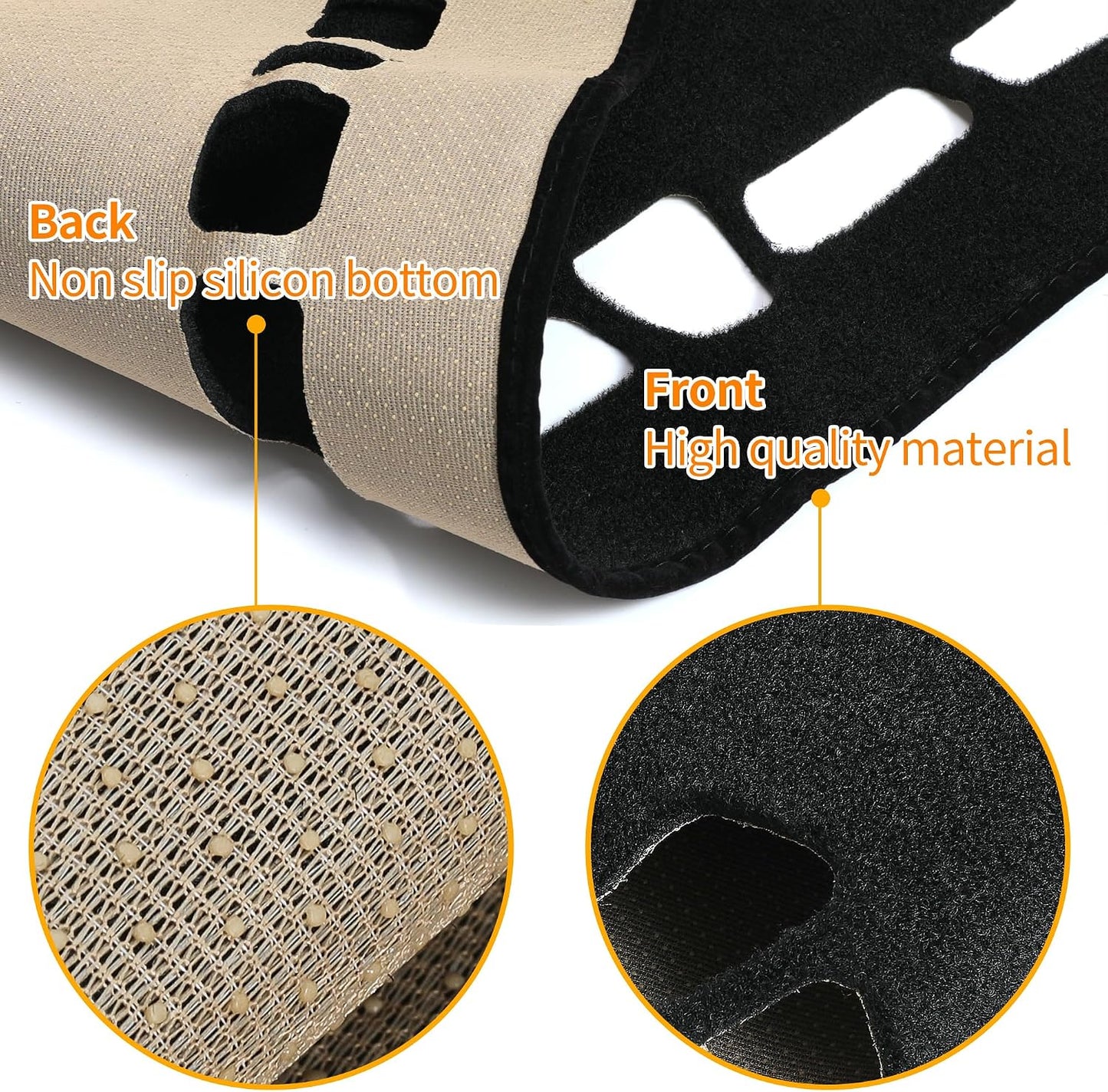 Dashboard Cover Dash Cover Mat for Hyundai Sonata 2011 2012 2013 2014 Models Non-Slip Dash Board Protector