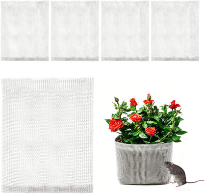 frtzal 5PCS 2Gallon Root Guard Gopher Proof Wire Baskets, Stainless Steel Gopher Mole Vole Mesh Baskets, Underground Cages for Plant Roots, Trees, Flowers, Crops, Tubers (GB-2Gal-35 * 35)