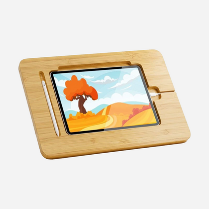 Adjustable Multi-Angle Foldable Desktop Wooden Stand Holder for iPad Pro/Air/Mini