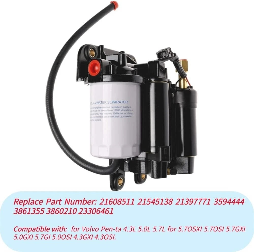 Electric Fuel Pump Assembly for Volvo Penta Replace 21608511 21545138 3594444