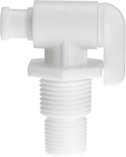 RV Water Tank Drain Valve - 3/8" & 1/2" Male NPT Dual Thread for Camper&Trailer