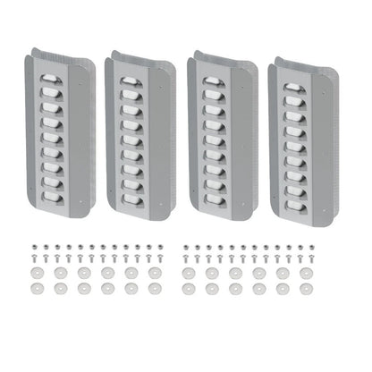 4 Pcs Container Air Vent Kit,Galvanized Steel Shipping Container Accessories