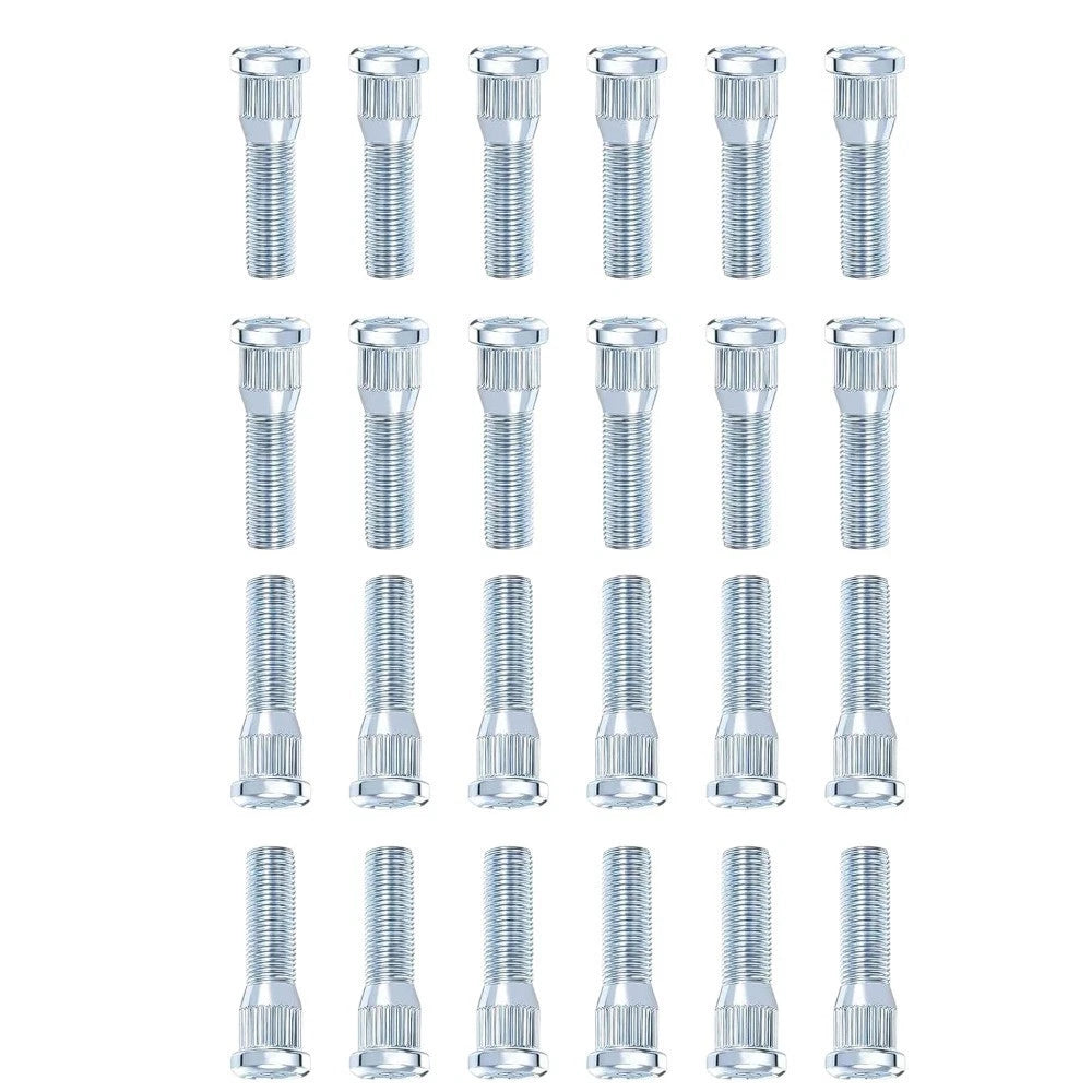 24 Pcs Wheel Stud for Trailer for Axles 2,000 lb to 7,000 lb with 1/2"-20 UNF