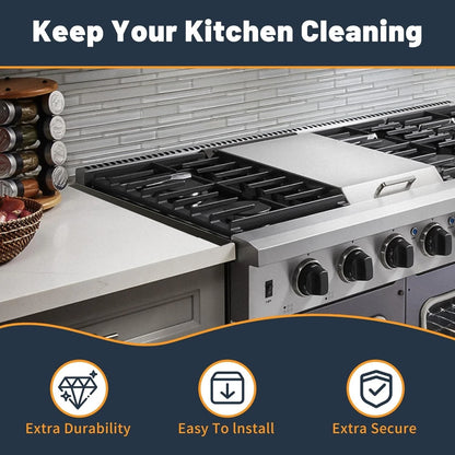 Stove Guard for Kitchen Oven Gap Between Stovetop and Counter 13.8'' to 27.5''