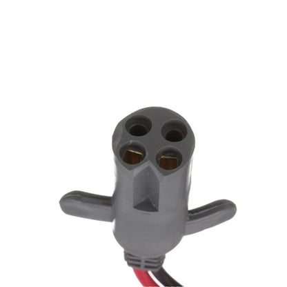 Trolling Motor Power Plug,4 Holes 2-Prong Replace 8M4000953 For Minn Kota Motor