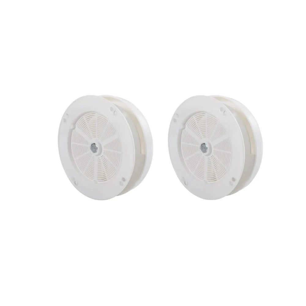 2 Pack RV Roof Mushroom Vent w/water guard Used for Motor Homes Campers
