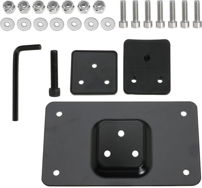 3-Hole Laydown License Plate Mount Bracket For Harley Sportster XL 1973-Up