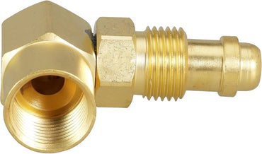 AW-407 / CGA 032 Nut/NIP 90° Elbow Inert Gas Adaptor Argon Welder Connector