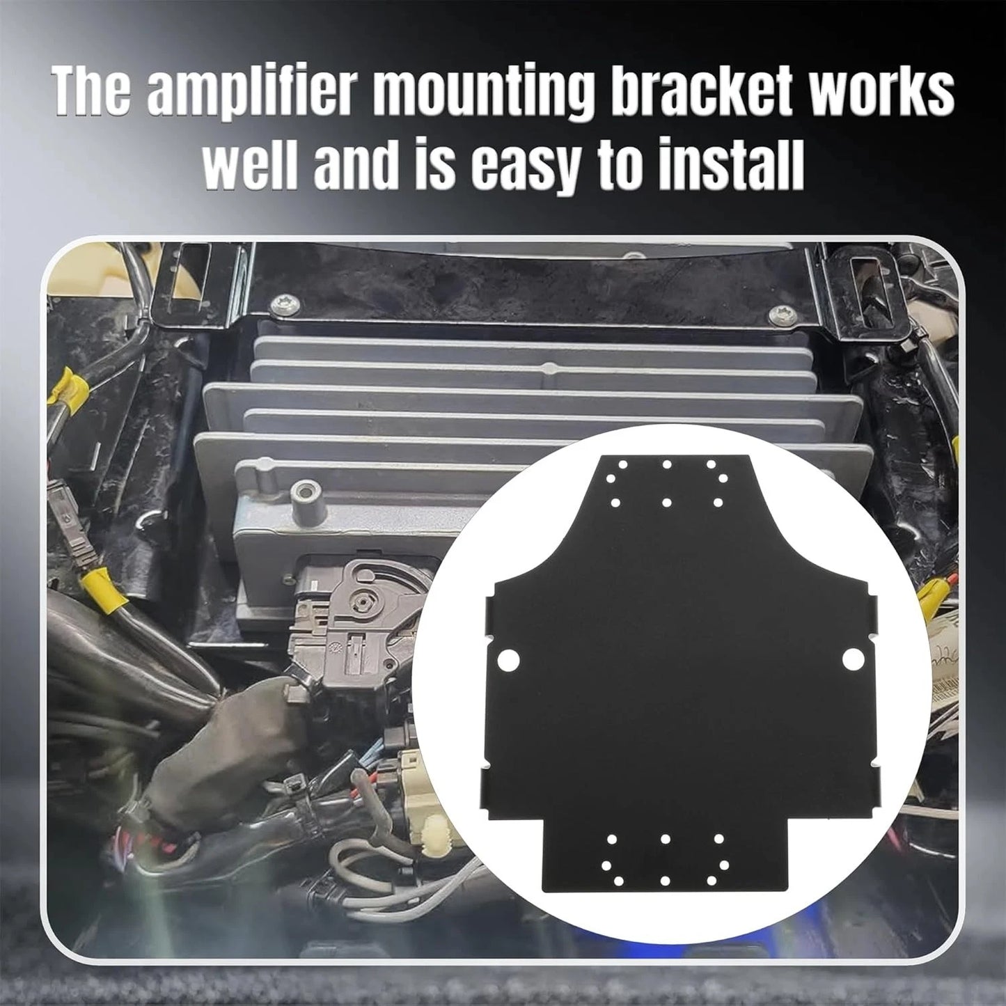 Amplifier Mount Bracket BC-AMP04 for Harley Davidson Road Glide 2015-2025