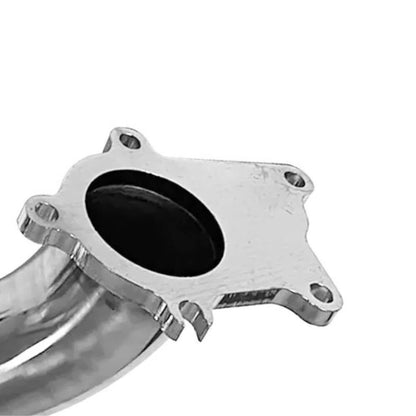 T3/T4 T04E 5-Bolt Flange SS 2.5" Turbo Exhaust Dump Pipe Kit,with Gasket