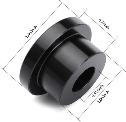 Solid Billet Handlebar Riser Bushings For Harley Softail Dyna Sportster 1984-201