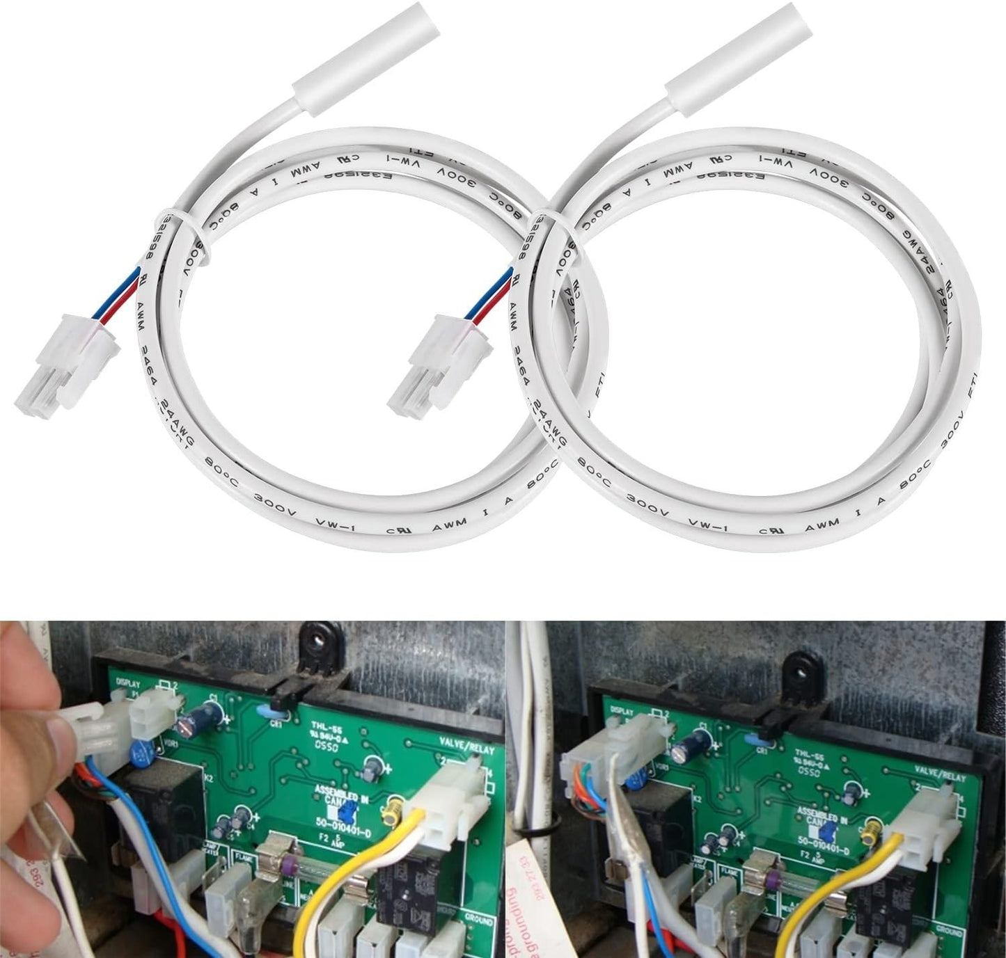 Thermistor for Dometic 3851210025 -RV Refrigerator Sensor Replacement for RM1350