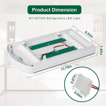 W11387579 W11527432 Refrigerator LED Light Assy Module for Whirlpool Maytag