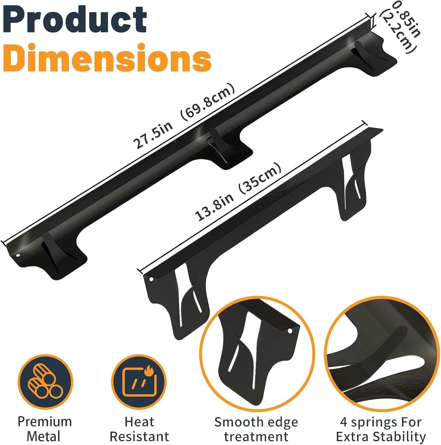 Stove Guard for Kitchen Oven Gap Between Stovetop and Counter 13.8'' to 27.5''