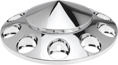Front Axle Wheel Cover Hubcap Hub Cap For Semi For Truck 33mm Lug Nuts (Spiked)