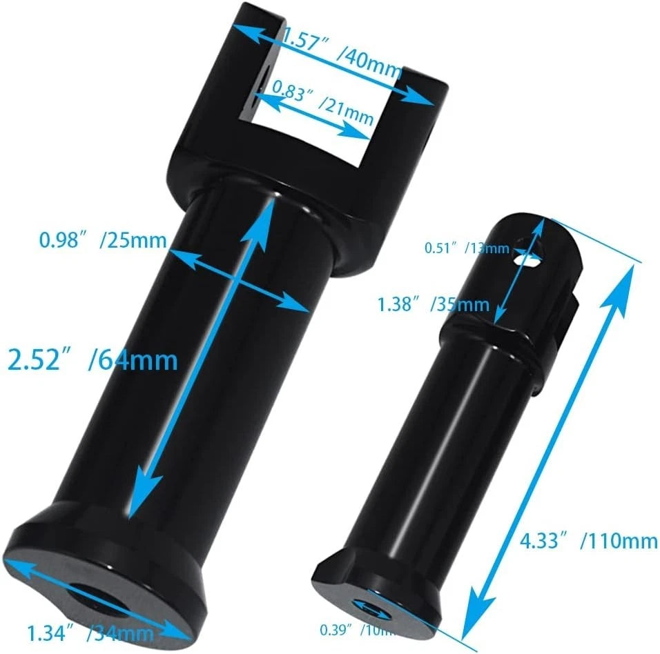 Passenger FootPeg Support Mount Clevis Kit for Harley Softail Models 2018-2024