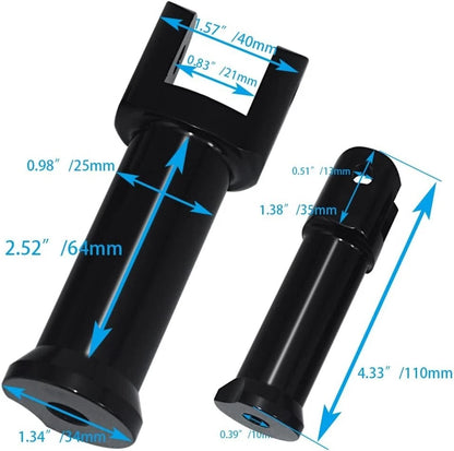 Passenger FootPeg Support Mount Clevis Kit for Harley Softail Models 2018-2024