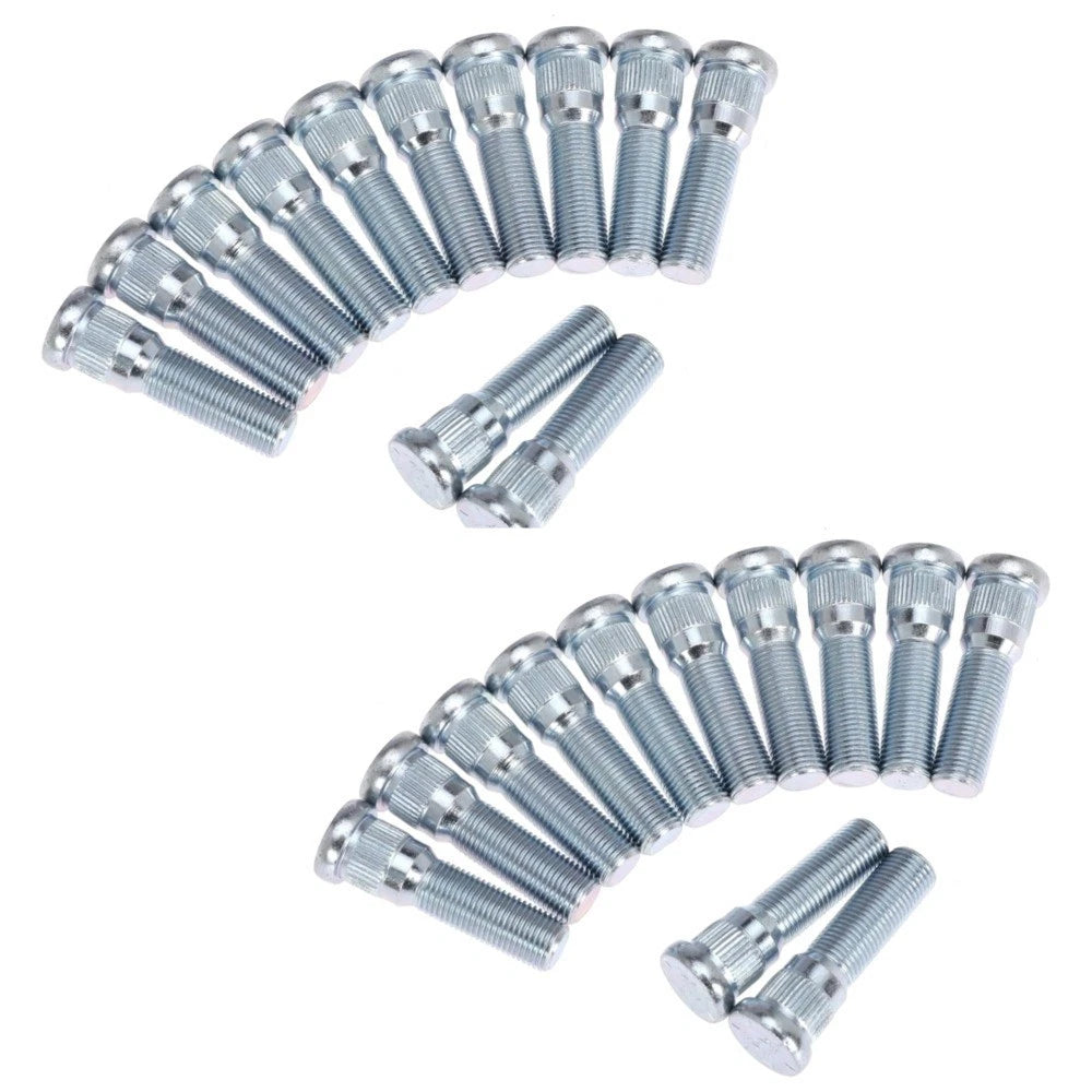 24 Pcs Wheel Stud for Trailer for Axles 2,000 lb to 7,000 lb with 1/2"-20 UNF