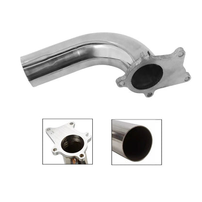 T3/T4 T04E 5-Bolt Flange SS 2.5" Turbo Exhaust Dump Pipe Kit,with Gasket